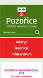 Mobile Screenshot of pozorice.cz